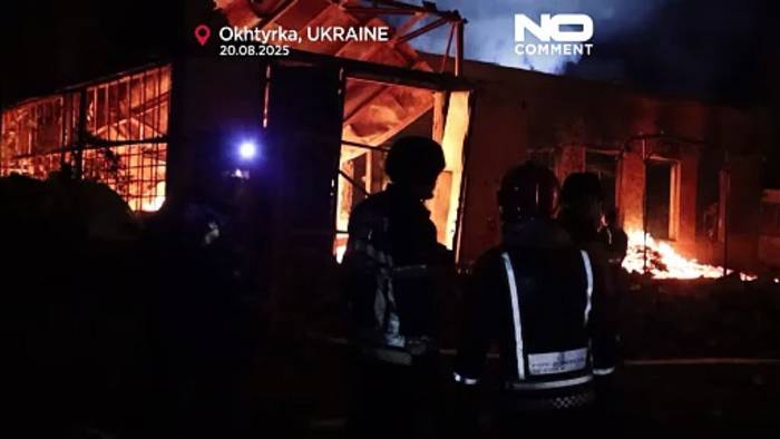 News video: Häuser zerstört und Dutzende Verletzte bei russischem Drohnenangriff auf die Ukraine