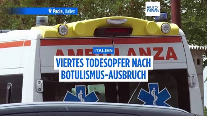 Video: Italien: Vierte Frau stirbt an Botulinum-Vergiftung, Besorgnis wächst im Lande
