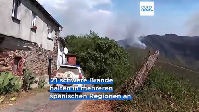 Video: Spanien: Trotz Regen immer noch Brände - mutmaßliche Brandstifter verhaftet
