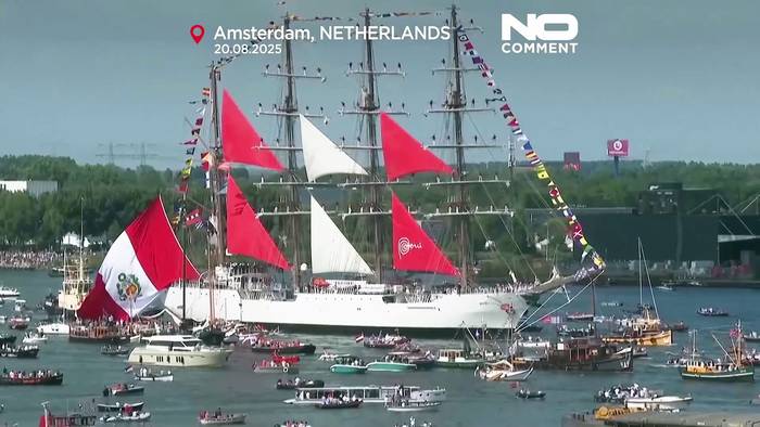 Video: SAIL-Festival kehrt mit Hunderten historischen Schiffen nach Amsterdam zurück
