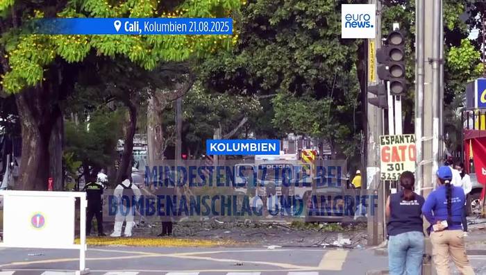 Video: Anschläge in Kolumbien: Kokain-Mafia tötet mindestens 17 Menschen