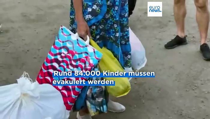 News video: Mehr als eine Million Menschen müssen in der Ostukraine evakuiert werden