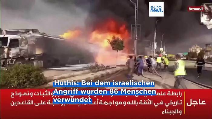 News video: Nach Huthi-Rakete: Israel rächt sich in Sana