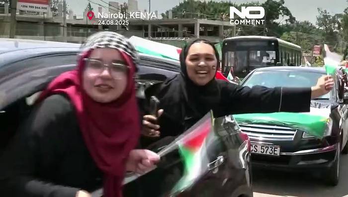 Video: Sehen: Hunderte demonstrieren in Kenias Hauptstadt gegen Gaza-Krieg