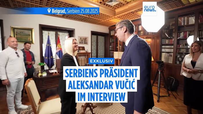Video: Serbiens Zukunft liegt in der EU: Präsident Vučić im Exklusivinterview mit Euronews