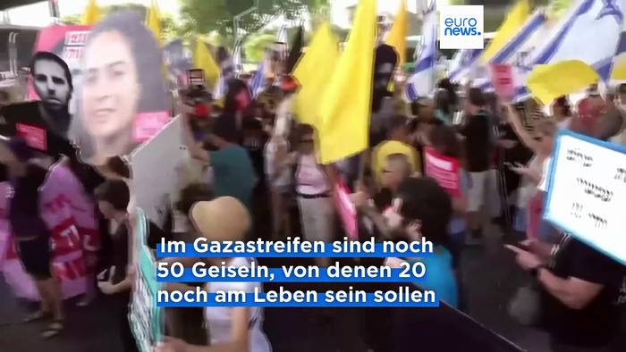 News video: Proteste in Israel blockieren Autobahnen, Demonstrierende fordern von Regierung, Freilassung der Geiseln in Gaza sicherzustellen