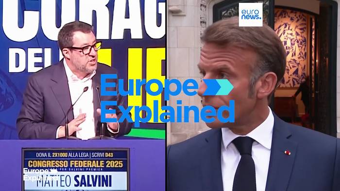 News video: Ukraine-Krieg: Warum Italiens Salvini Frankreichs Präsidenten Macron übelst beschimpft hat