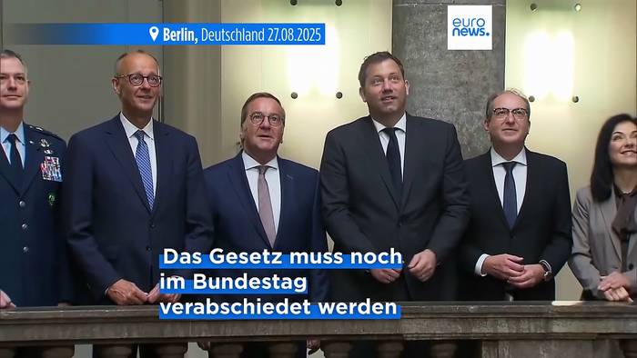 News video: Freiwilligkeit statt Pflicht: Bundeskabinett beschließt neuen Wehrdienst