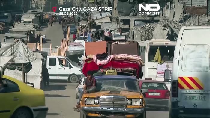 News video: Familien verlassen Gaza-Stadt vor ausgeweitetem israelischen Angriff