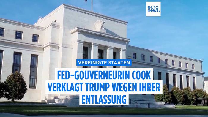 News video: Cook verklagt Trump: Fed-Gouverneurin geht gegen ihre Entlassung vor