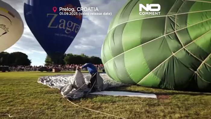 News video: Kroatien richtet die vierte offene Heißluftballon-Meisterschaft in Prelog aus
