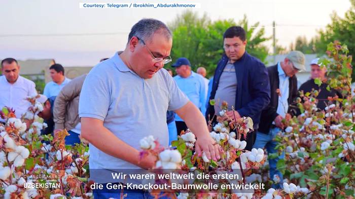 News video: Lernen Sie den Wissenschaftler kennen, der Pionierarbeit bei Baumwolle und Weizen geleistet hat