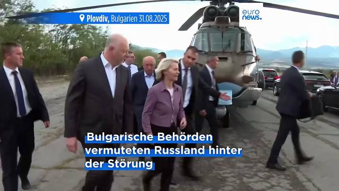 News video: Nach GPS-Ausfall bei von der Leyen: NATO will gegen russische Störsender vorgehen