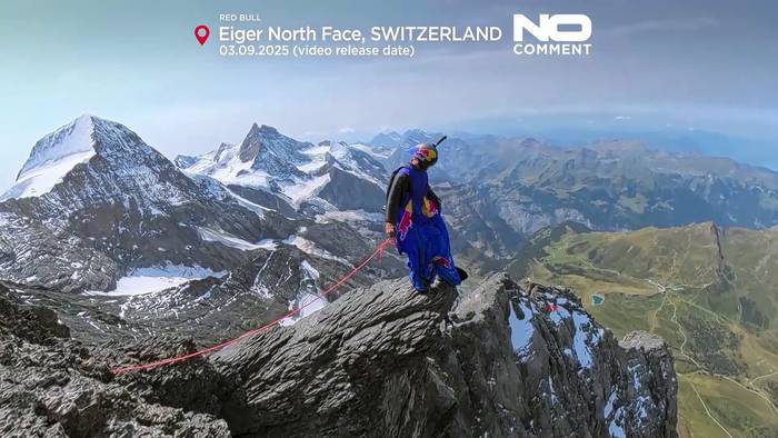 Video: Peter Salzmanns 347 km/h Wingsuit-Rekord in neuen Aufnahmen