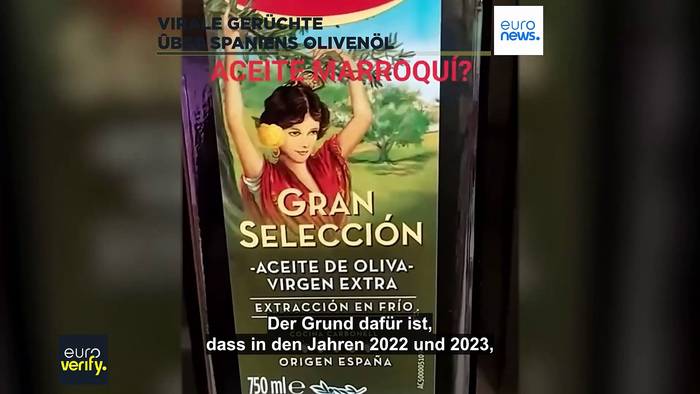 News video: Wurde spanisches Olivenöl heimlich mit marokkanischem Öl gestreckt?