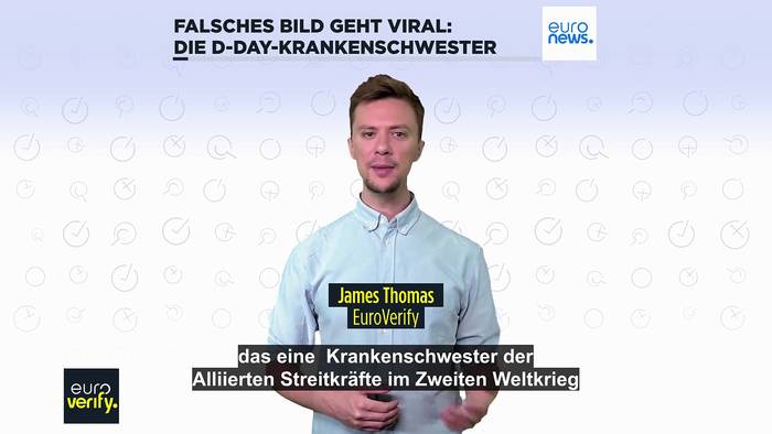 News video: KI-Bild oder wahr? Weltkriegs-Krankenschwester und gefallene Soldaten