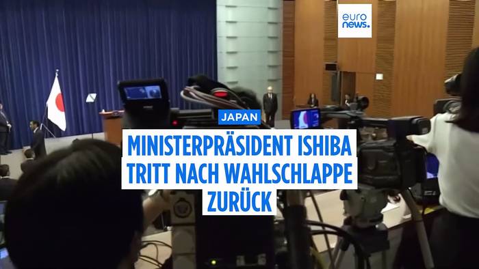 News video: Nach historischer Niederlage: Japans Premierminister Ishiba gibt Amt auf
