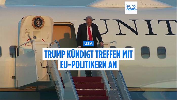News video: Trump kündigt Treffen mit europäischen Politikern zum Ende des Ukraine-Krieges an
