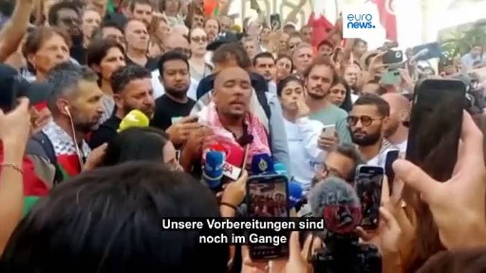 News video: Feuer in der Nacht: Schiff der Gaza-Flotilla vor Tunesien von einer Drohne getroffen