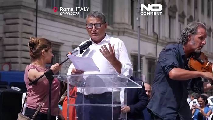 News video: Italienische Journalisten ehren Kollegen, die im Gaza-Konflikt getötet wurden