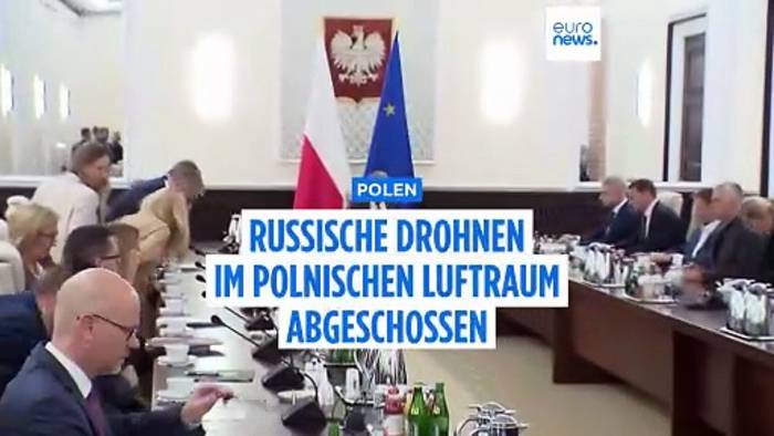 News video: Erstmals seit Russlands Ukraine-Krieg: Polen beantragt nach Drohnen-Abschuss NATO-Hilfe