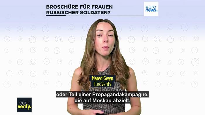 News video: Flugblätter an russische Frauen gewalttätiger Soldaten? Was wir wissen