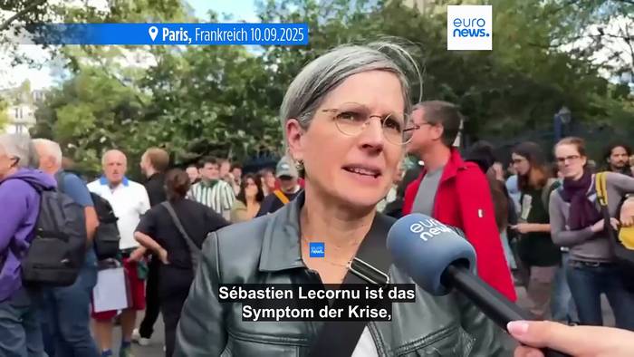 News video: Wütender Protest gegen Macron in Frankreich: 