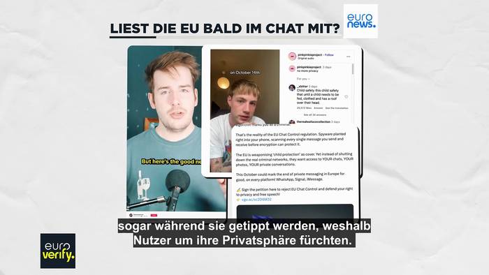 News video: Faktencheck: Liest die EU bald im Chat mit?