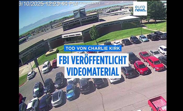 News video: FBI veröffentlicht Video des mutmaßlichen Todes-Schützen von Charlie Kirk