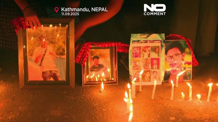 News video: Familien halten Mahnwache in Nepal, während die Zahl der Todesopfer bei Protesten steigt