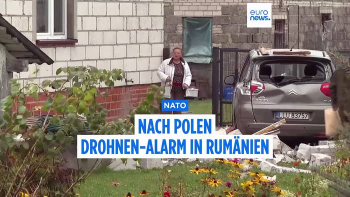 News video: Testet Russland die NATO? Nach Polen kommt der Drohnen-Alarm aus Rumänien