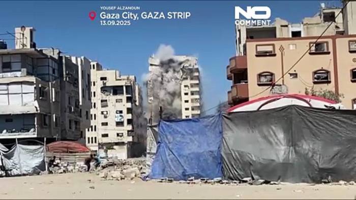 News video: Israel zerstört Hochhäuser in Gaza-Stadt nach Evakuierungswarnung