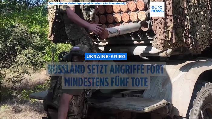 Video: Mindestens fünf Tote in der Ukraine binnen 24 Stunden