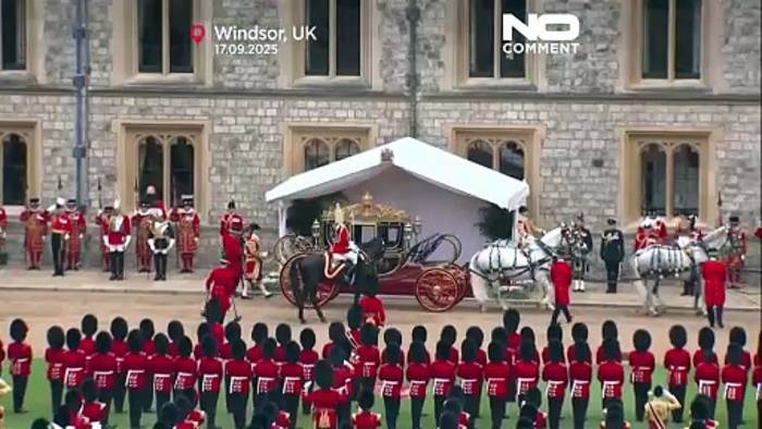 News video: Trump mit voller königlicher Pracht im Windsor Castle empfangen
