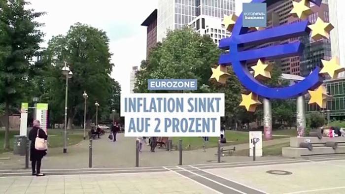 News video: Inflation in der Eurozone im August mit 2 Prozent niedriger als vorausgesagt