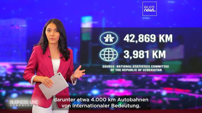 News video: Usbekistan verstärkt die Verkehrsachsen, um die Wirtschaft in ganz Zentralasien anzukurbeln