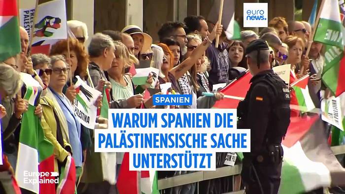 News video: Spanien: Propalästinensische Demonstranten blockieren Teilnahme des israelischen Teams