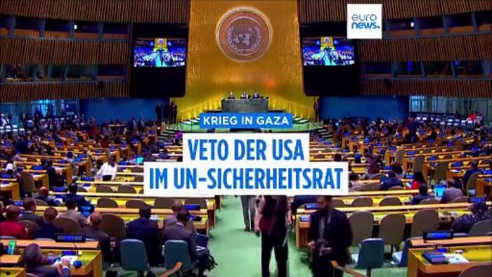 News video: USA legen Veto gegen Resolution des UN-Sicherheitsrats zur sofortigen Waffenruhe im Gazastreifen ein