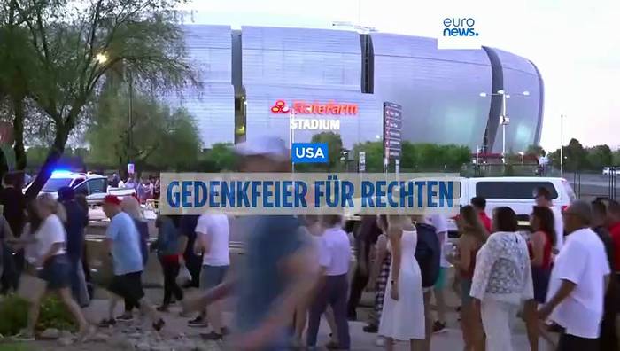 News video: Trauerfeier: Trump nennt rechten US-Aktivisten Charlie Kirk einen 