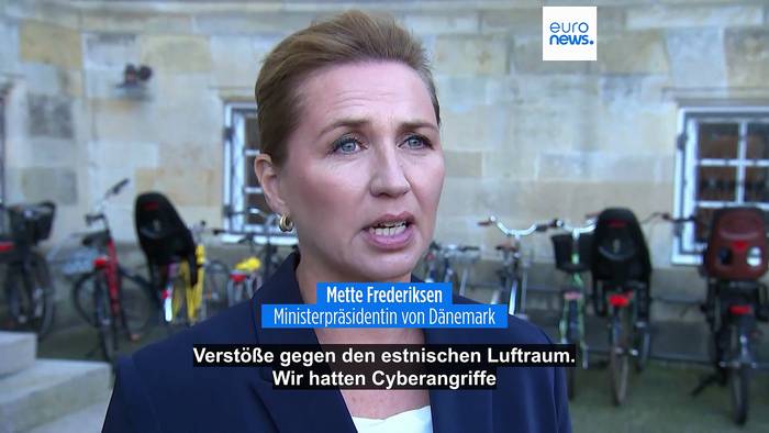 News video: Mette Frederiksen nach Drohnenangriff in Kopenhagen: Es war ein Anschlag
