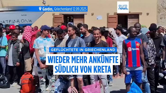 Video: Mehr Geflüchtete vor Kreta - Zahl der Rettungseinsätze steigt erneut