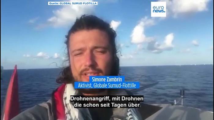 News video: Hilfsflotte für Gaza unter Beschuss – Aktivisten berichten von Drohnen und Explosionen