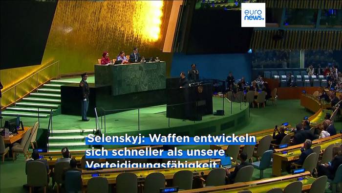 News video: Selenskyj vor UN: Waffen entscheiden, wer überlebt