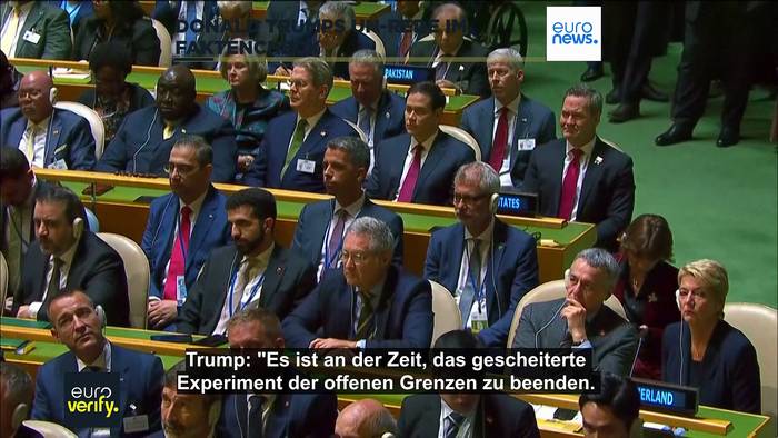 News video: Migration, Klima, Krieg: Welche Behauptungen von Donald Trumps UN-Rede stimmen?