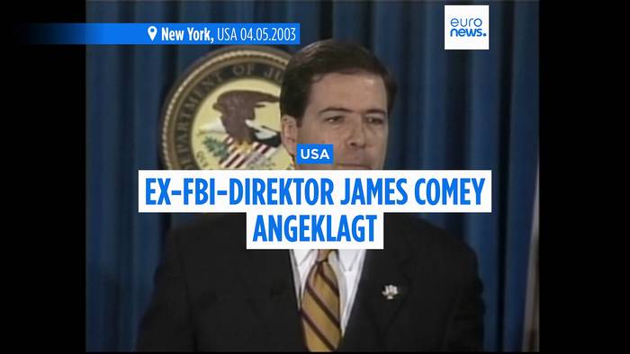 News video: USA: Ex-FBI-Direktor James Comey angeklagt