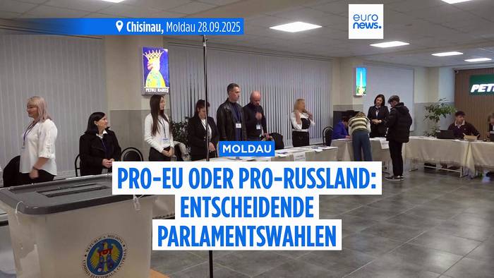 News video: Pro-EU oder Pro-Russland: Entscheidende Parlamentswahlen in Moldau