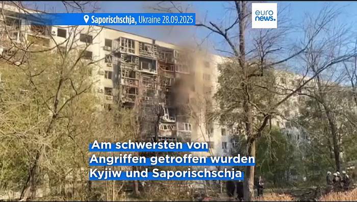 News video: Angst und Schrecken in Ukraine: Russlands 12-Stunden-Offensive mit 500 Drohnen