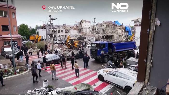 News video: Mindestens vier Tote und über 70 Verletzte bei russischem Angriff auf Kyjiw