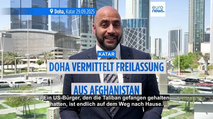 News video: Katar vermittelte: US-Bürger nach neun Monaten in afghanischer Haft freigelassen