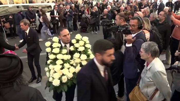 News video: Paris nimmt Abschied von der Schauspielerin Claudia Cardinale